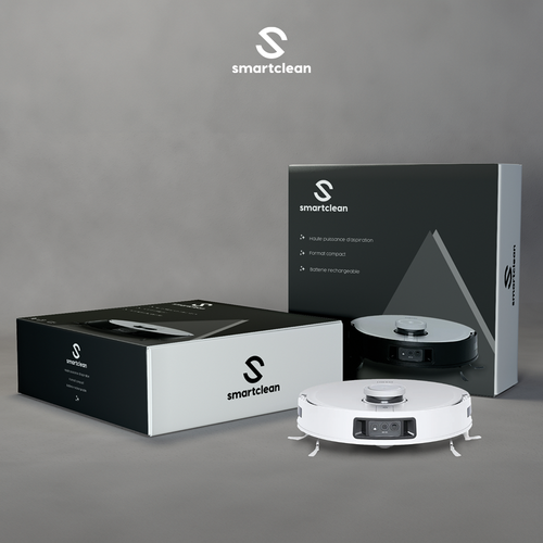 SmartClean | Le Robot Aspirateur Intelligent, Ultra-Efficace et Compact